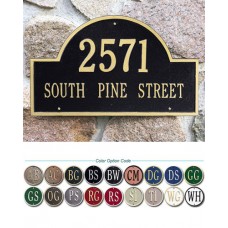 Arch Marker Estate Wall Plaque  23.25"  x 14" 
