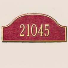 Admiral Petite Wall Plaque  8.12"  x 3.5" 