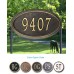 Concord Oval Estate Lawn Plaque 20.5"  x 13.25"  x 1.25"