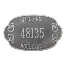 Florence Estate Wall Plaque  Size: 17.25"  x10.75" 