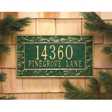Pinecone Standard Wall Plaque 16"  x 9" 