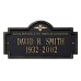 Arlington Standard Wall Memorial Marker 17"  x 9" 