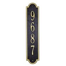 Richmond Vertical Standard Wall Plaque 4"  x 19" 