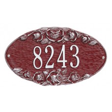 Rose Oval Standard Wall Plaque13.5"  x 7.75" 