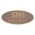 Madison Oval Standard Wall Plaque 17.5"  x 7.75" 