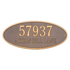 Madison Oval Estate Wall Plaque 24.5"  x 10.375" 