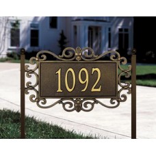 Mears Fretwork  Estate Lawn Plaque 24"  x 14"  x 0.5" 