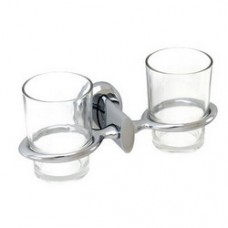 5900 Series -Solid Brass  Double Glass Holder