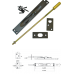 Solid Brass Flush Bolt in Dark Oxidize ( for metal doors )