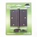 3.5" x3.5" x2.0mm  Square Corner  Brass Hinges