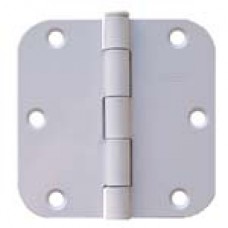 100 Pieces White Paint 1/4"  Corner Steel HInges