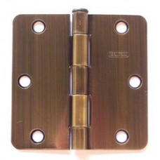 3.5"  x 3.5" x2.2mm 1/4"  Corner Residential Steel Hinge