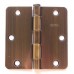 3.5"  x 3.5" x2.2mm 1/4"  Corner Residential Steel Hinge