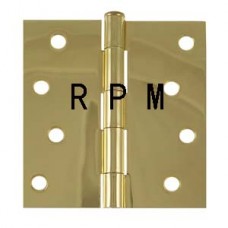 4"  x 4" x2.2mm Residential Lifetime Finish Steel Hinges