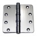 4 x 4 x 2.5mm Commercial Solid Brass Door Hinge