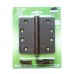 4 inch x 4 inch x 2.5mm  1/4"  Radius Brass  Hinges