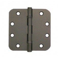 4.5inch x 4.5inch x 2.5mm 5/8"  Radius Solid Brass Hinges