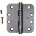 4inch x 4inch x 3.3mm 5/8"  radius Commercial Grade Hinges