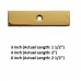 Symbol Dash Bright Brass Finish for 3" , 4" , 6