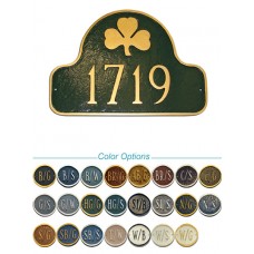 SHAMROCK ARCH Address Plaque 11" x 16" 