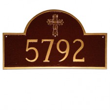 Classic Arch with  Cross Plaque 10.25" x 16.5"