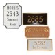 Rectangle Metal Plaques