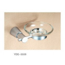 5500 Series -Solid Brass  Soap Dish with Glass